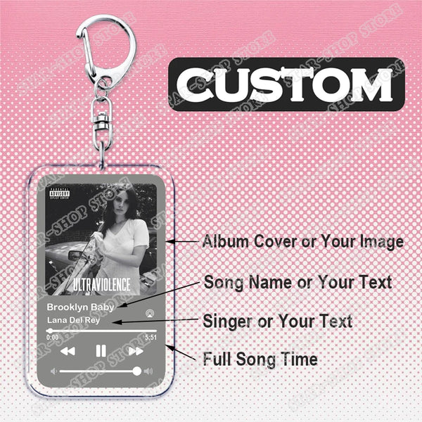Melody Memory Custom Song Keychain