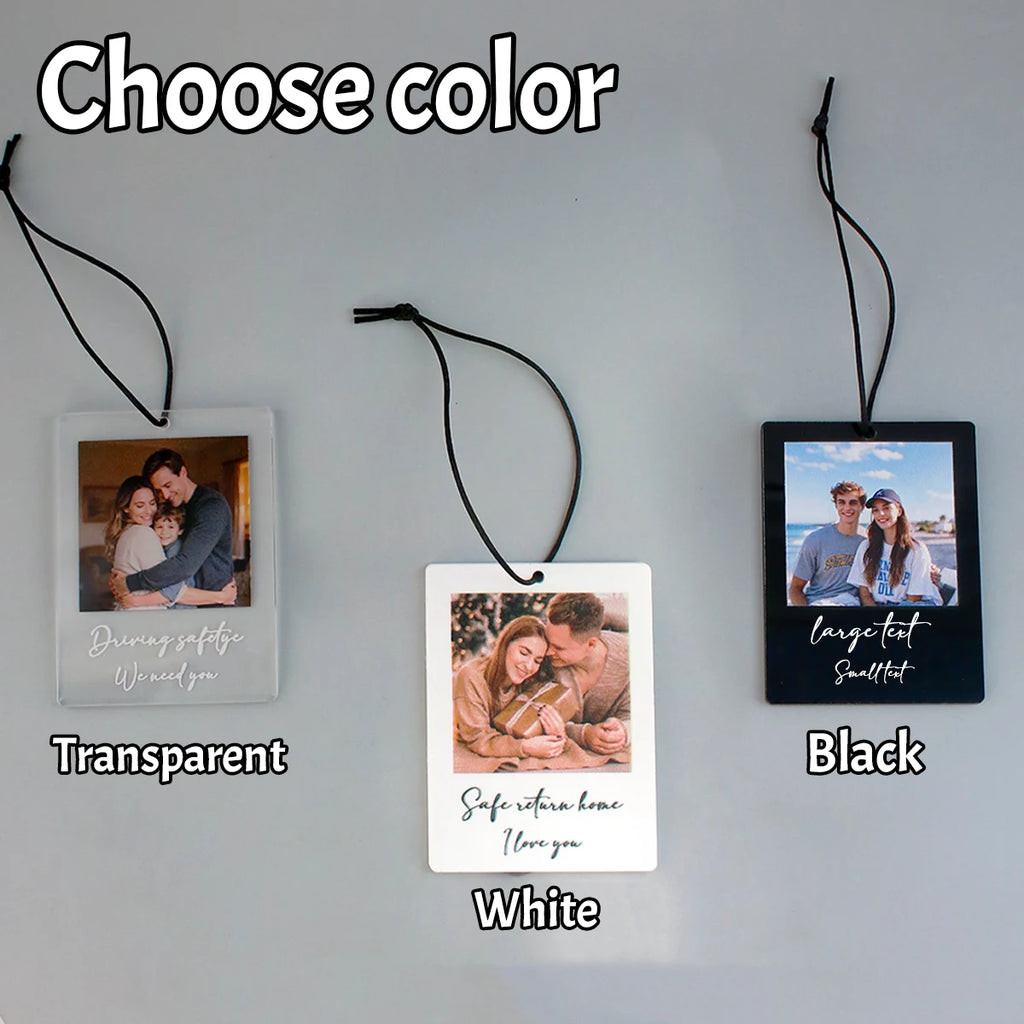 Melody Memory Photo Car Pendant