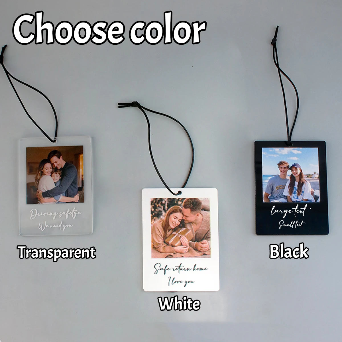 Melody Memory Photo Car Pendant