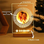 Melody Memory Custom Song Acrylic Plaque