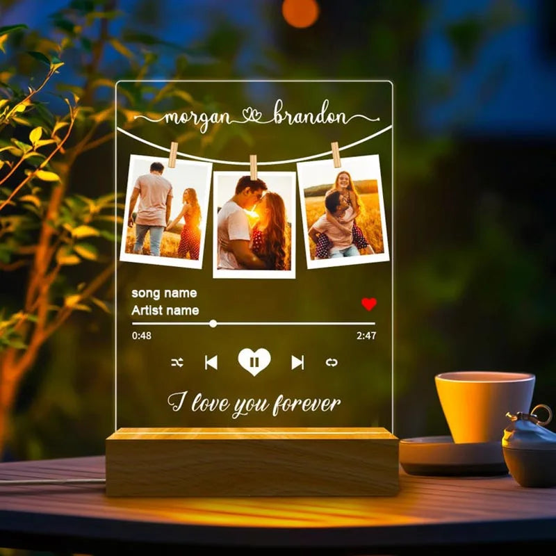 Melody Memory Custom Song Acrylic Plaque