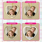 Melody Memory Heart Photo Ornament