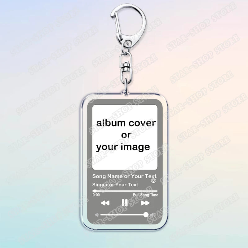 Melody Memory Custom Song Keychain