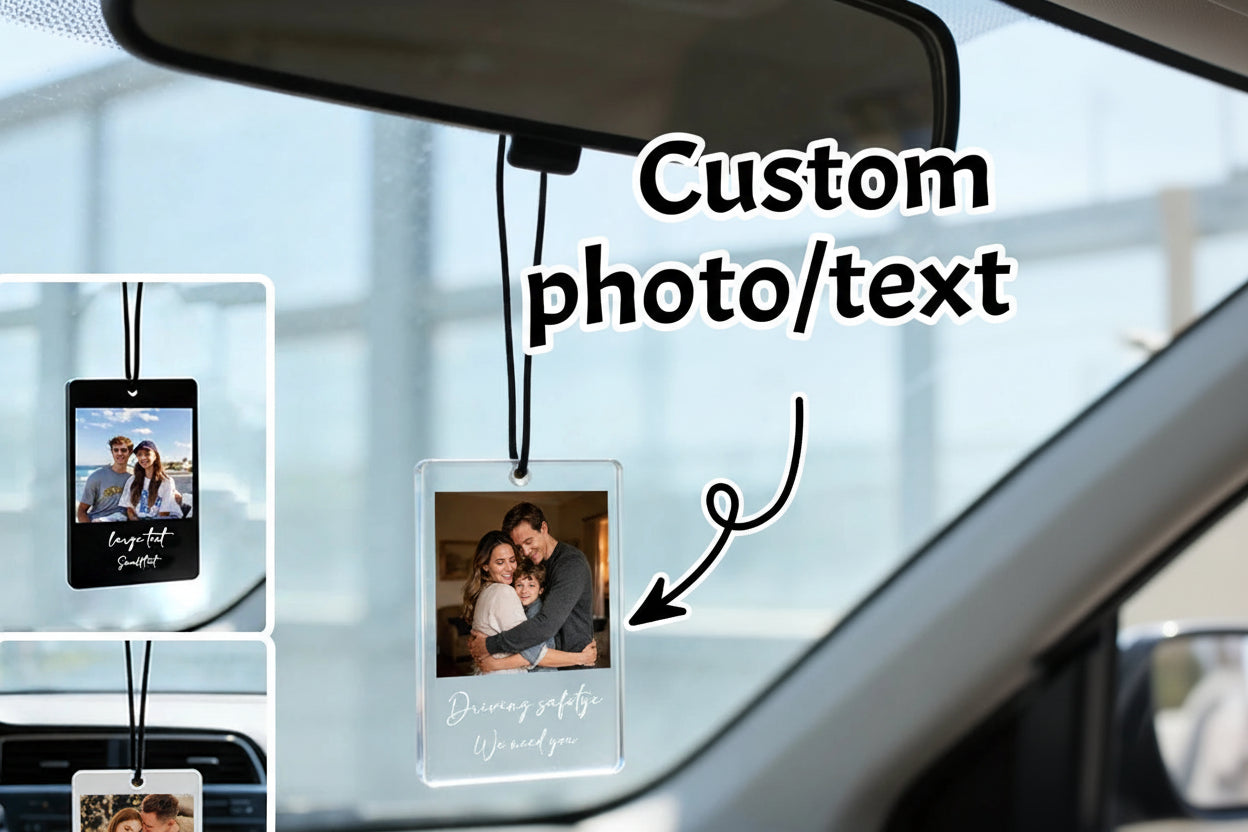 Melody Memory Photo Car Pendant