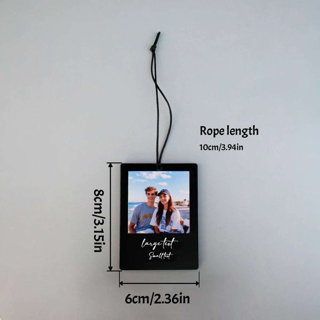 Melody Memory Photo Car Pendant