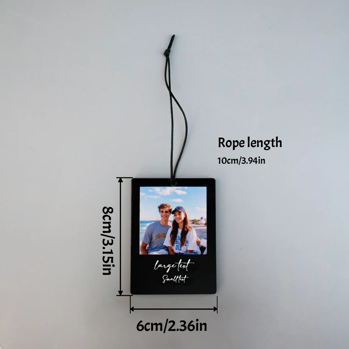 Melody Memory Photo Car Pendant