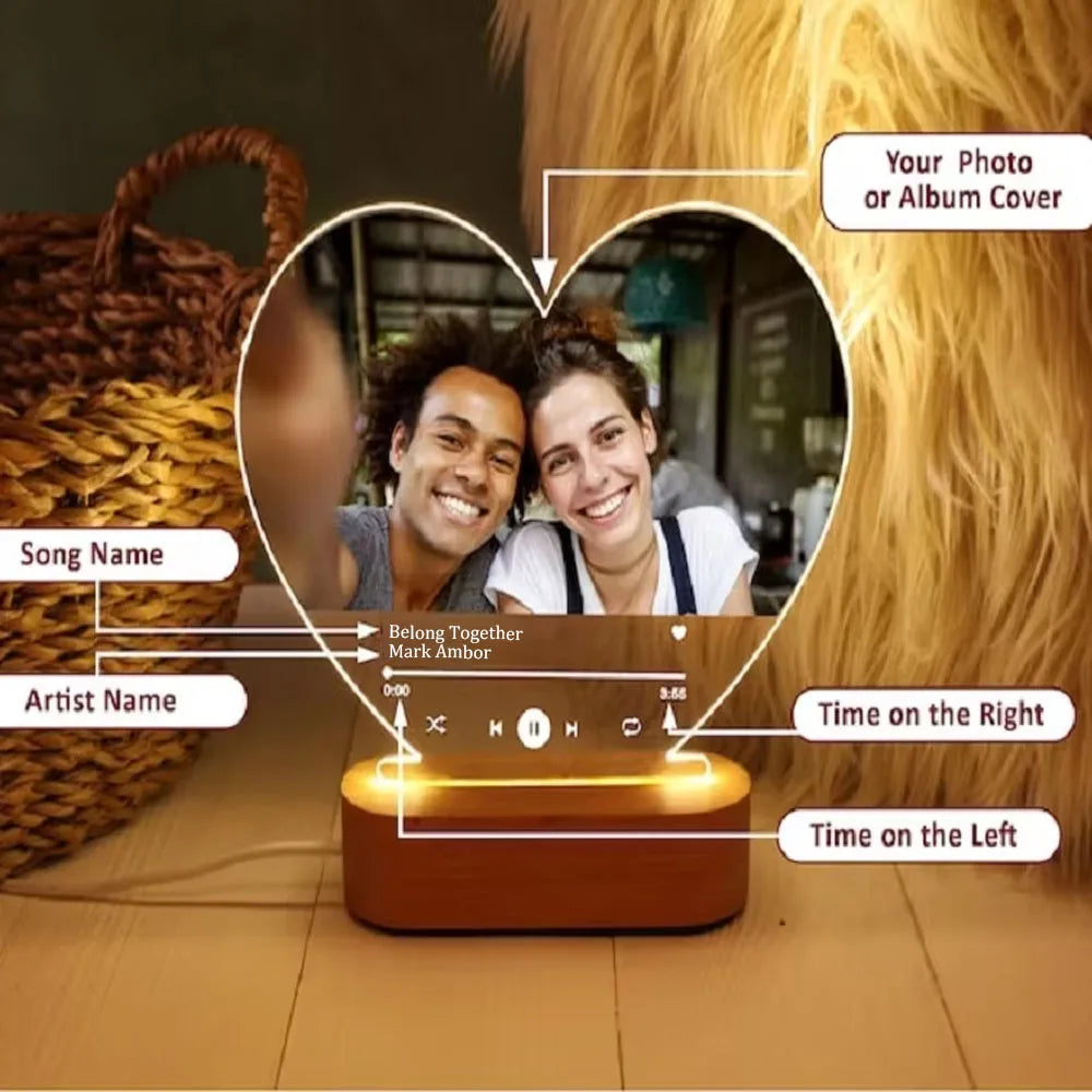 Melody Memory Custom Song Acrylic Plaque